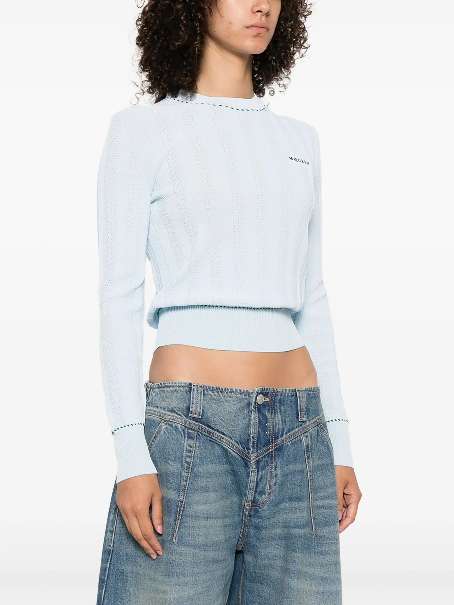 logo-embroidered sweater