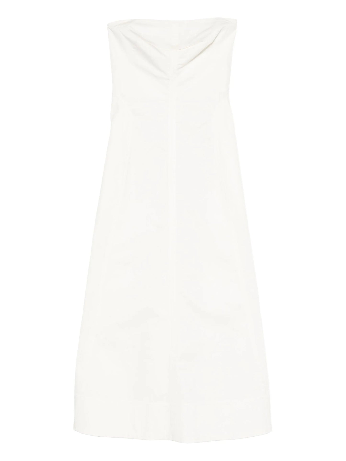 strapless midi dress