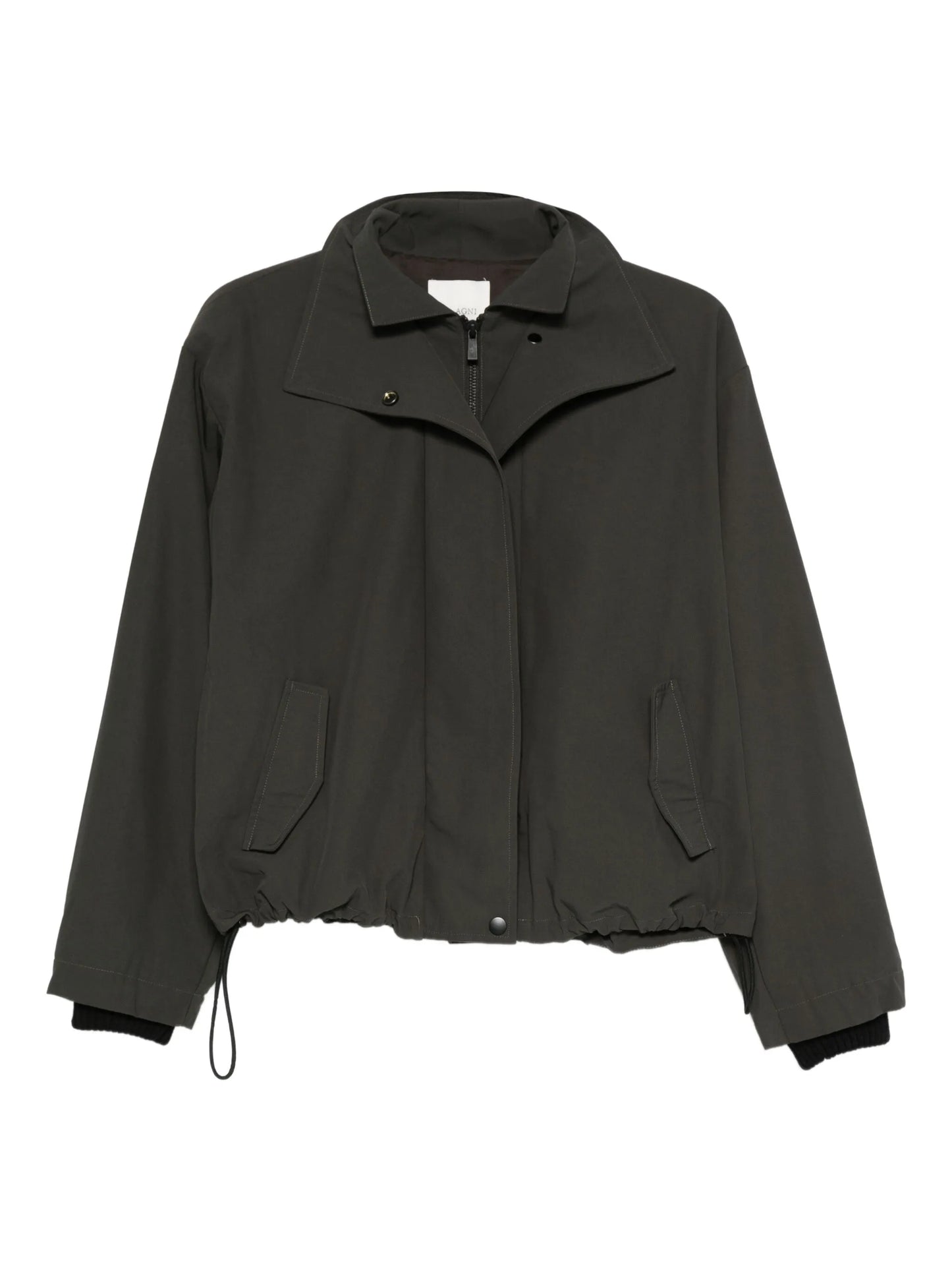 high-neck bomber jacket