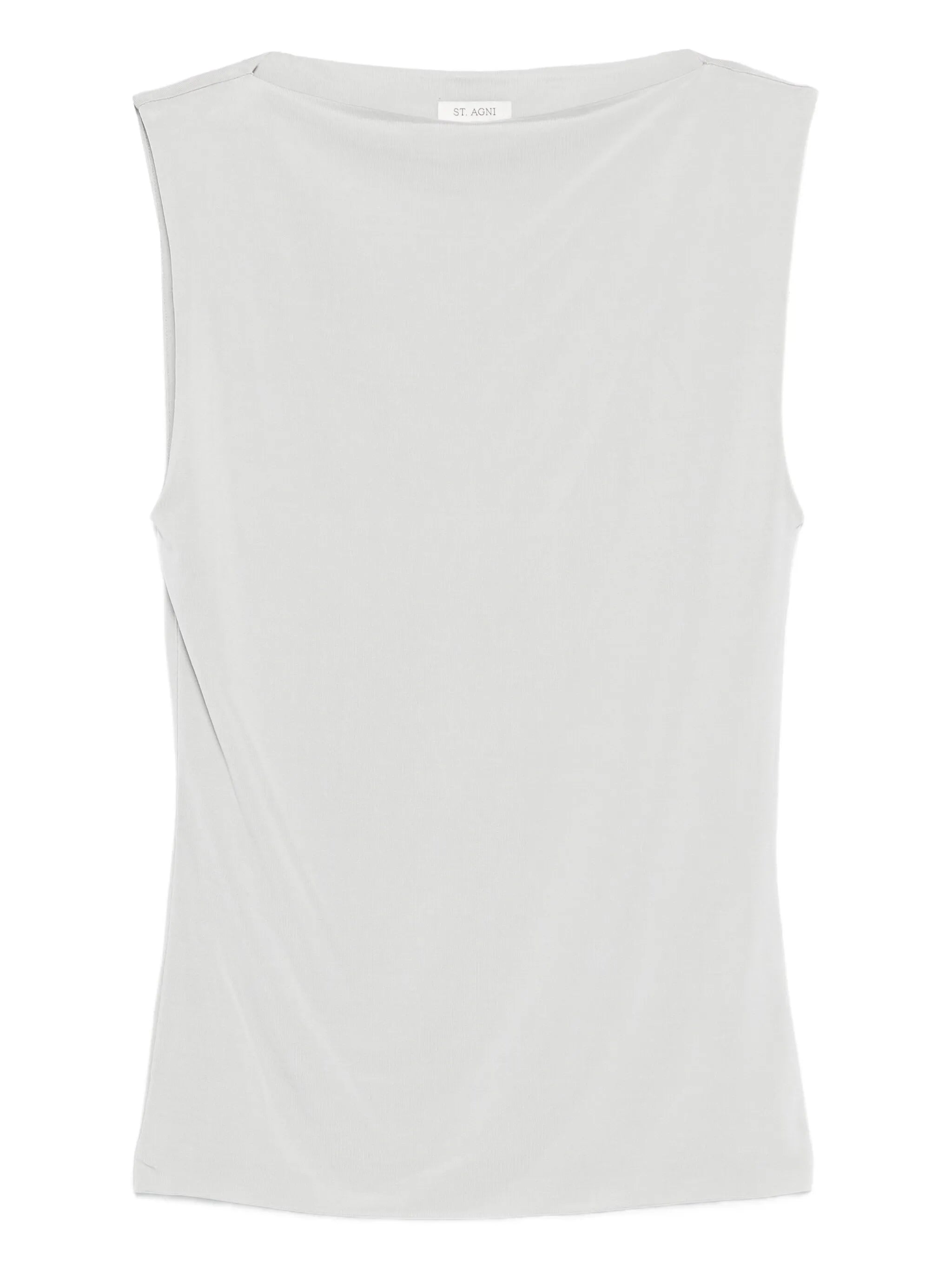 boat-neck jersey top