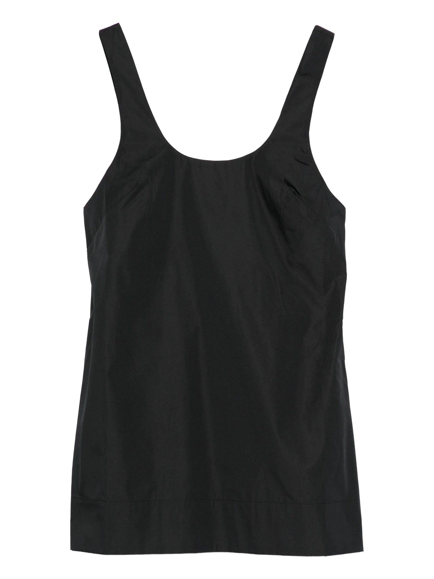 scoop-neck sleeveless mini dress