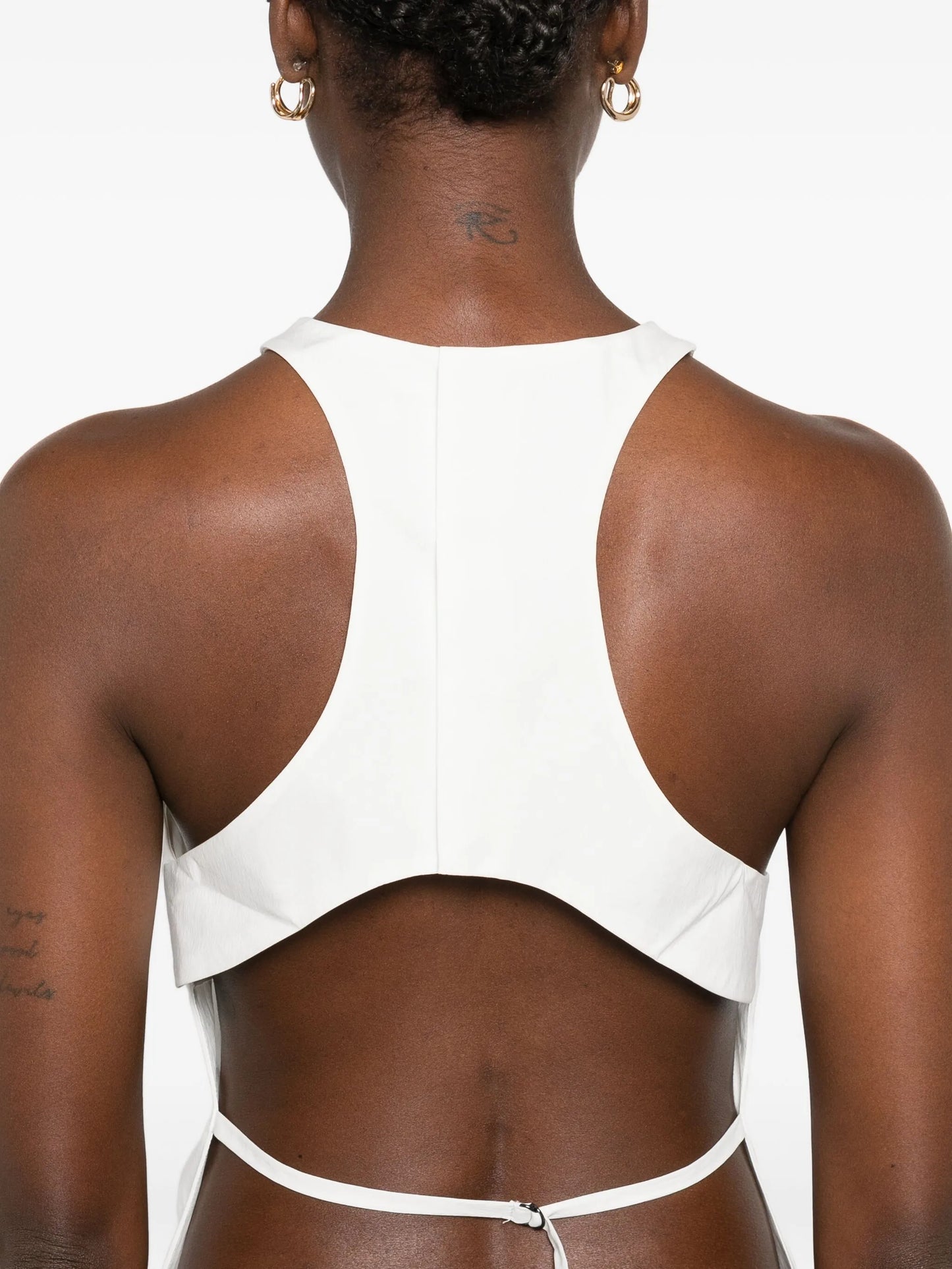 racerback crew-neck top
