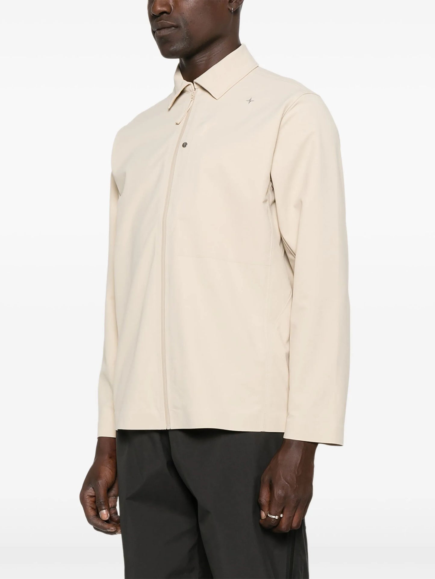 Stellina zip-up shirt jacket