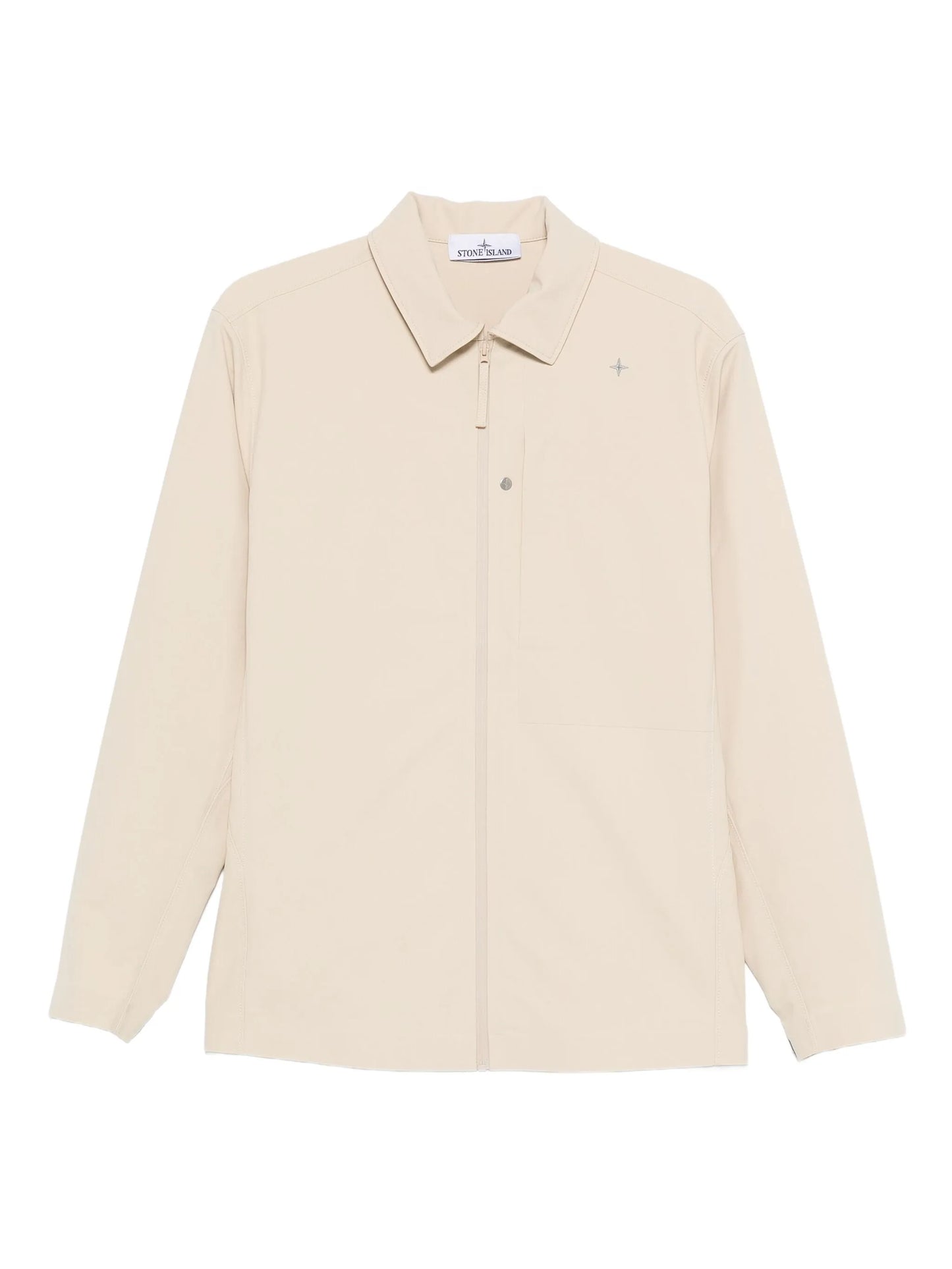 Stellina zip-up shirt jacket