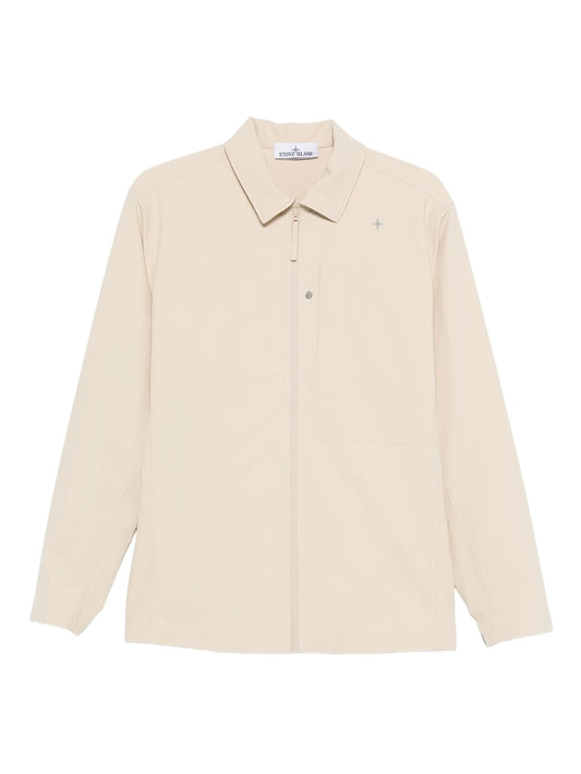 Stellina zip-up shirt jacket