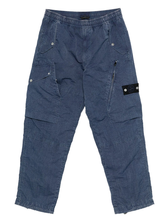 Hollow garment-dryed cargo trousers
