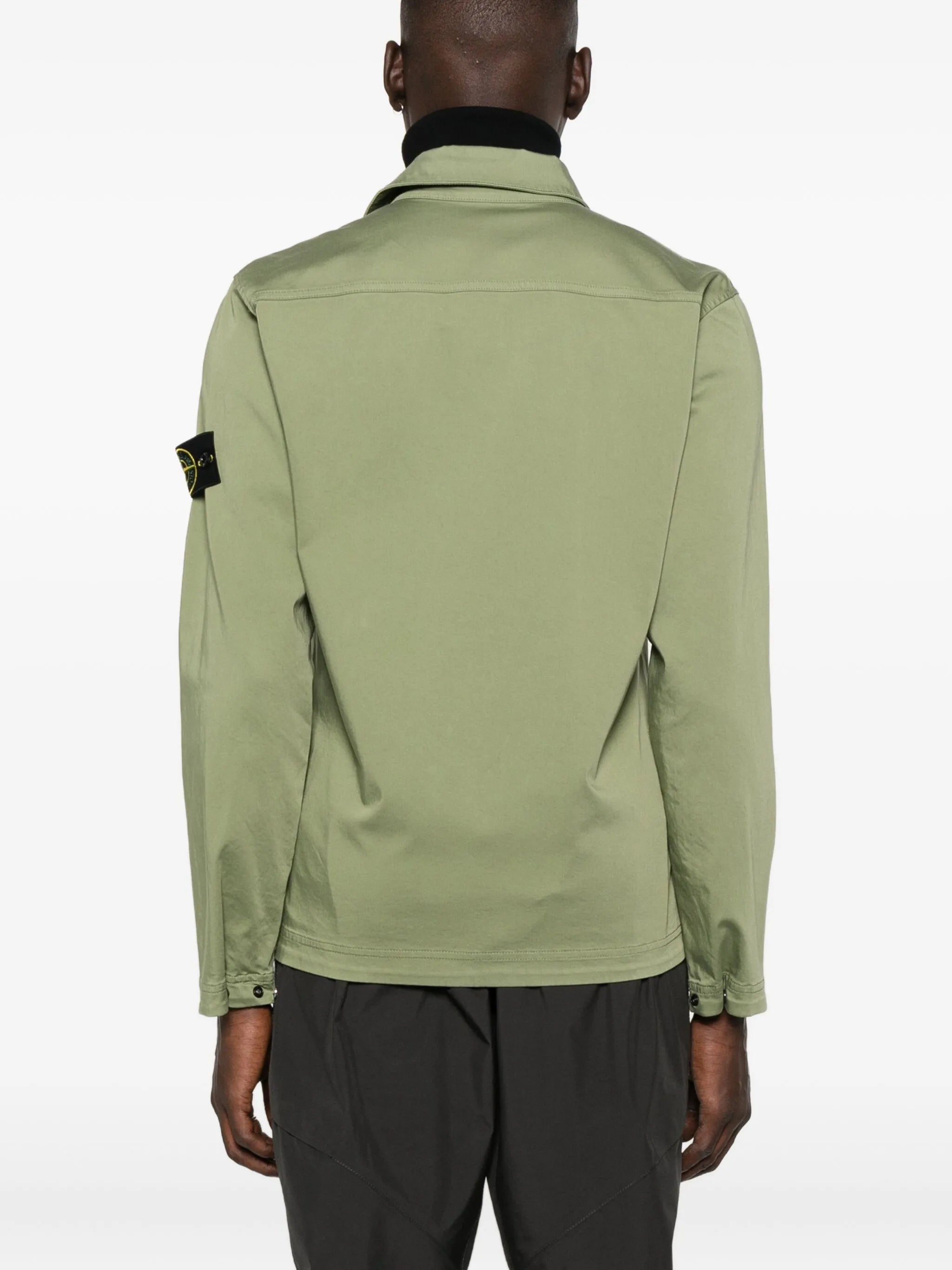 Compass-badge shirt