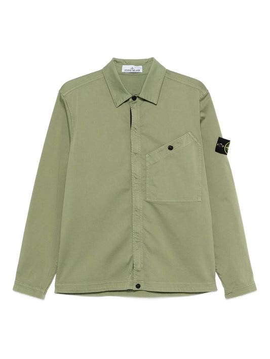 Compass-badge shirt
