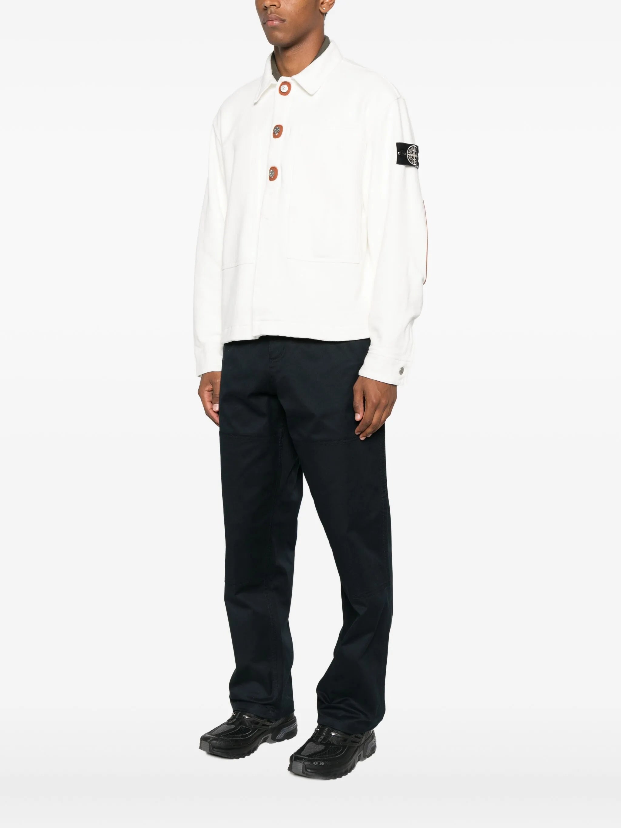 Compass-badge jacket
