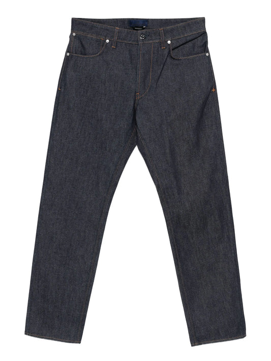 straight-leg jeans
