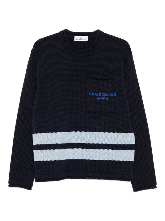 logo-print sweater