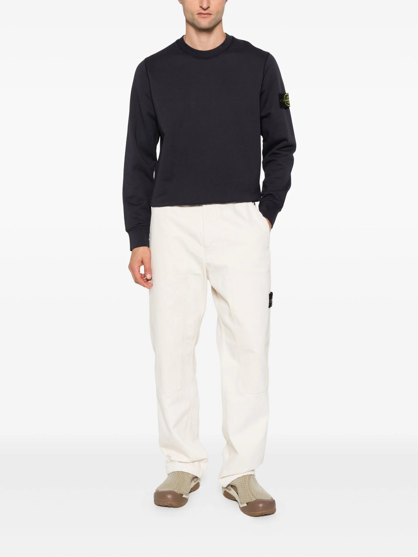 Compass-badge sweatshirt