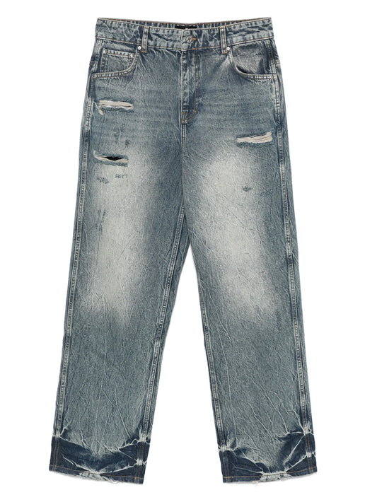 R3 distressed jeans