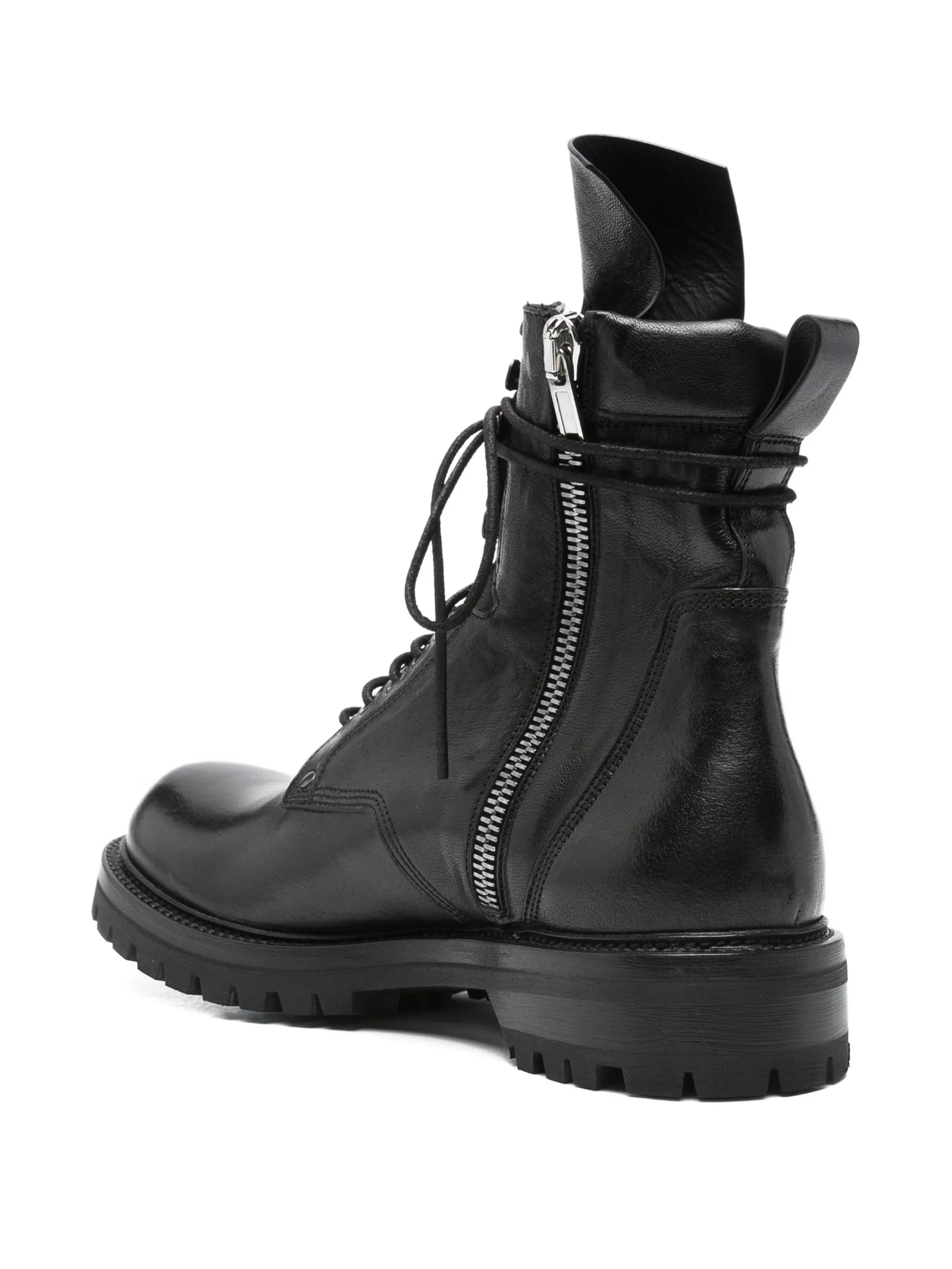Army biker boots