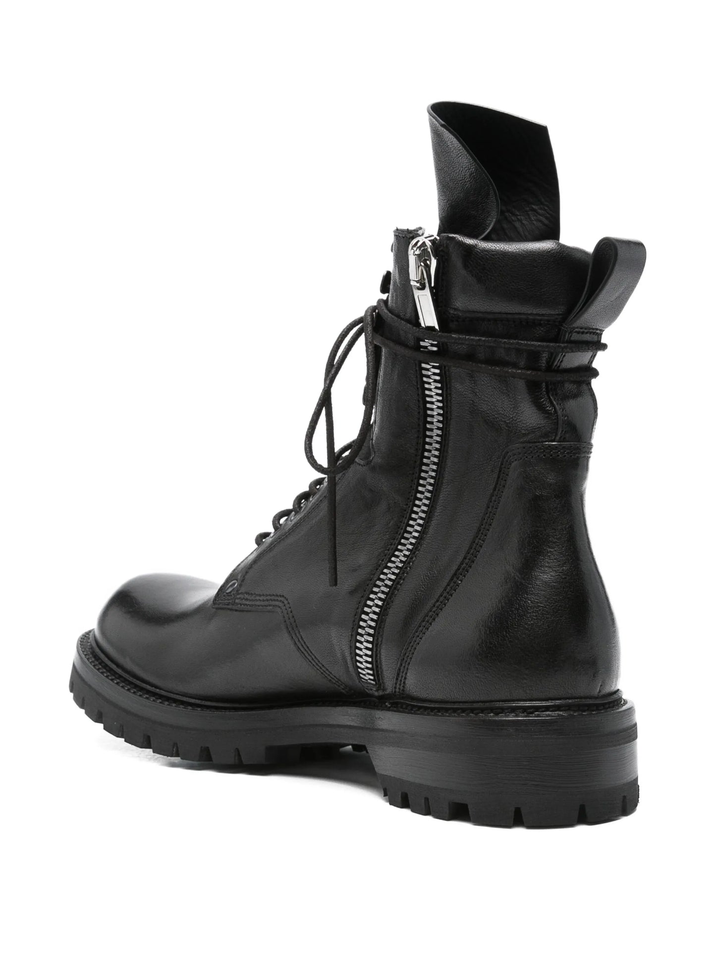 Army biker boots