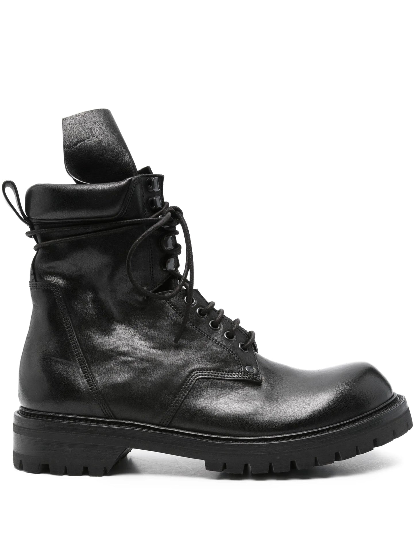 Army biker boots