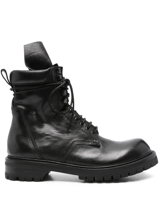 Army biker boots