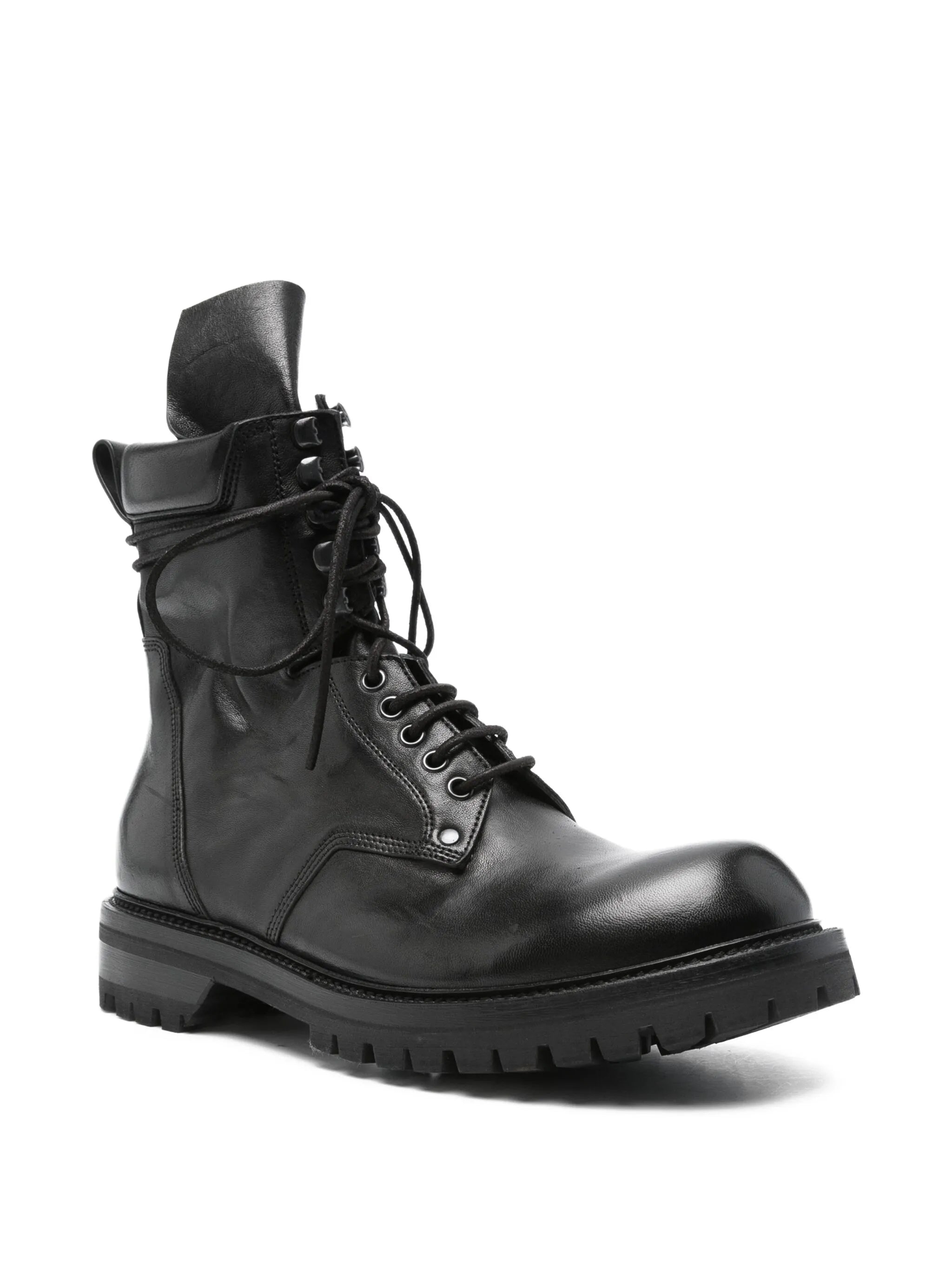 Army biker boots
