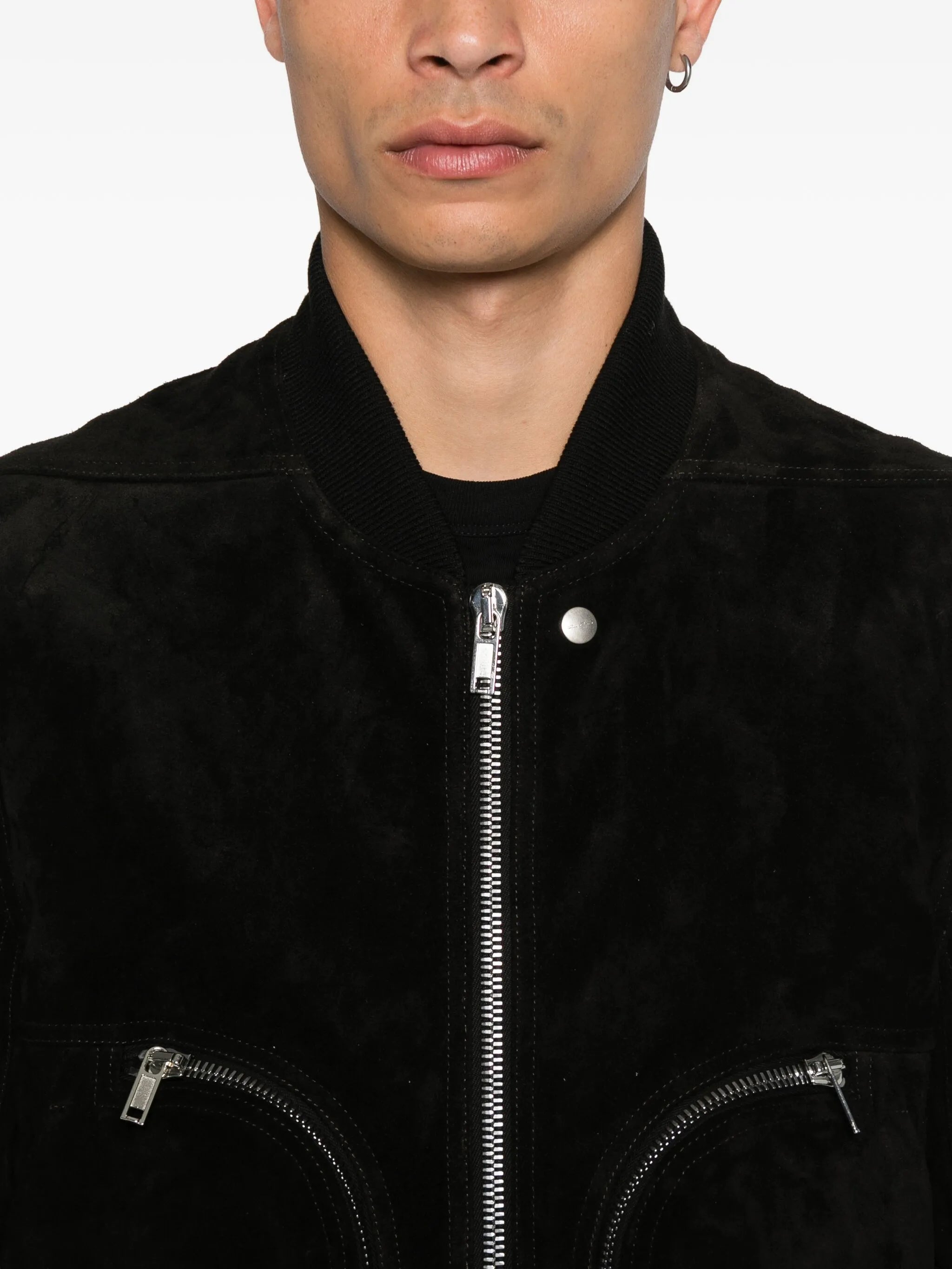 Bauhaus leather bomber jacket