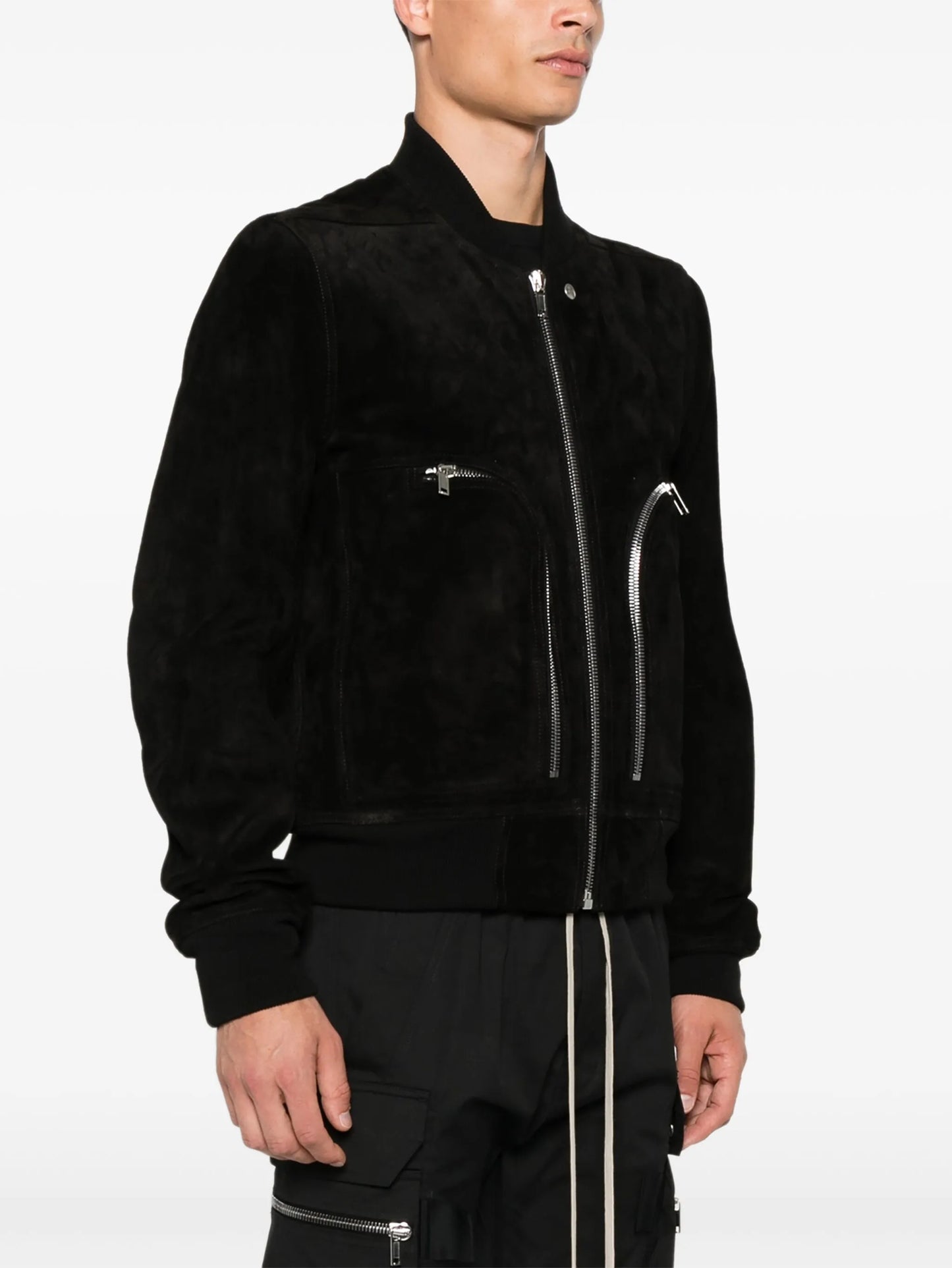 Bauhaus leather bomber jacket