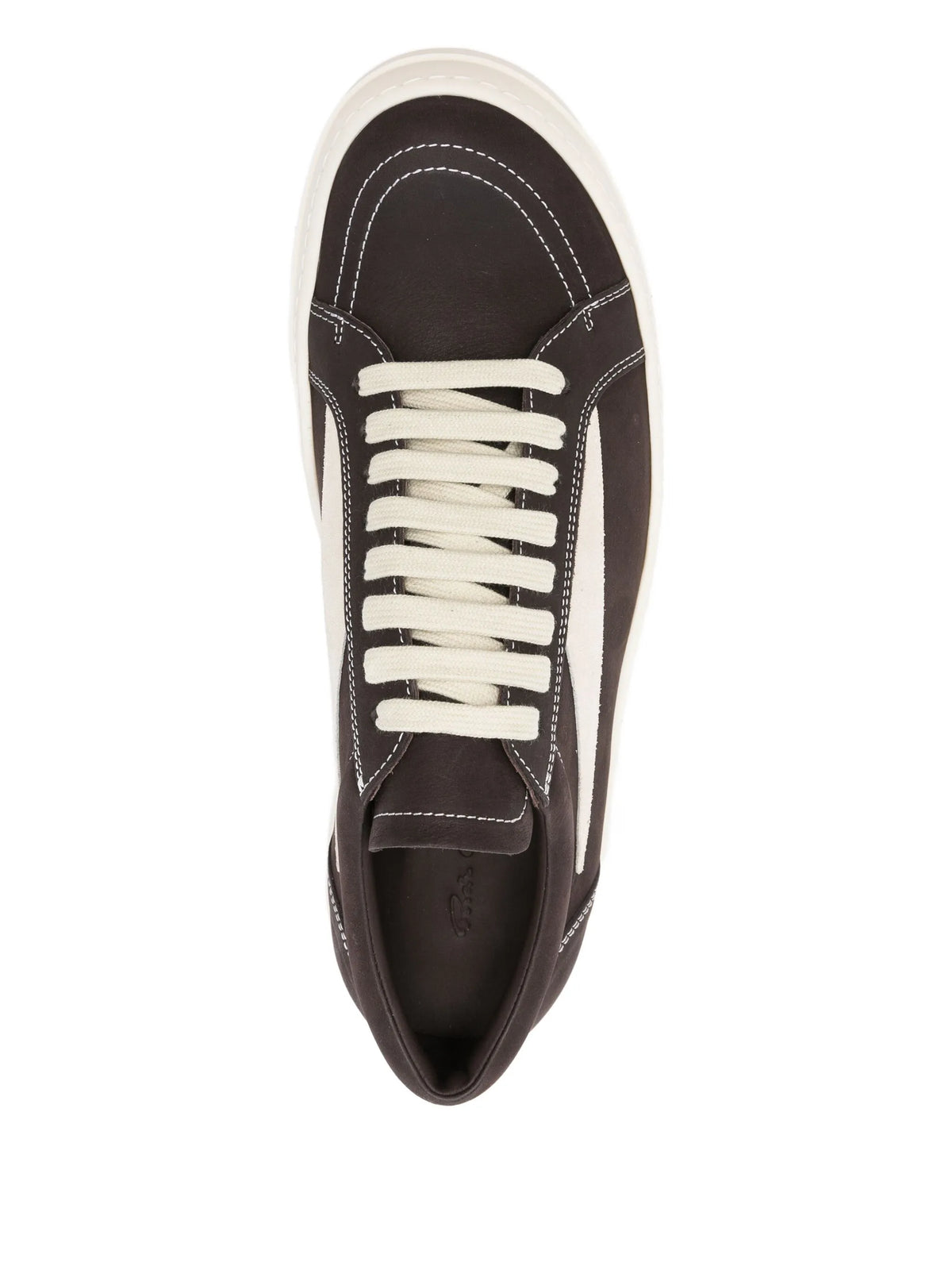 leather low-top sneakers