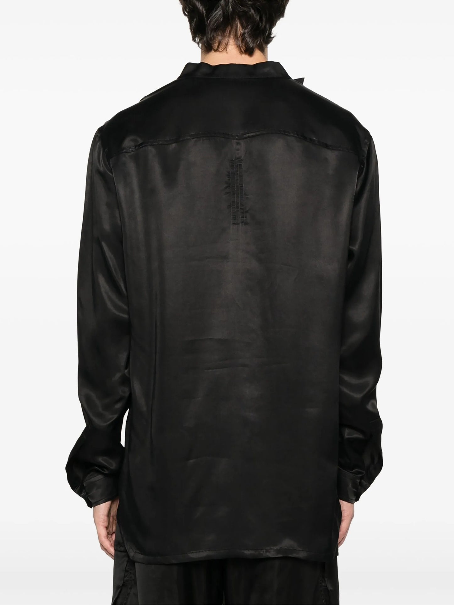 cowl-neck shirt