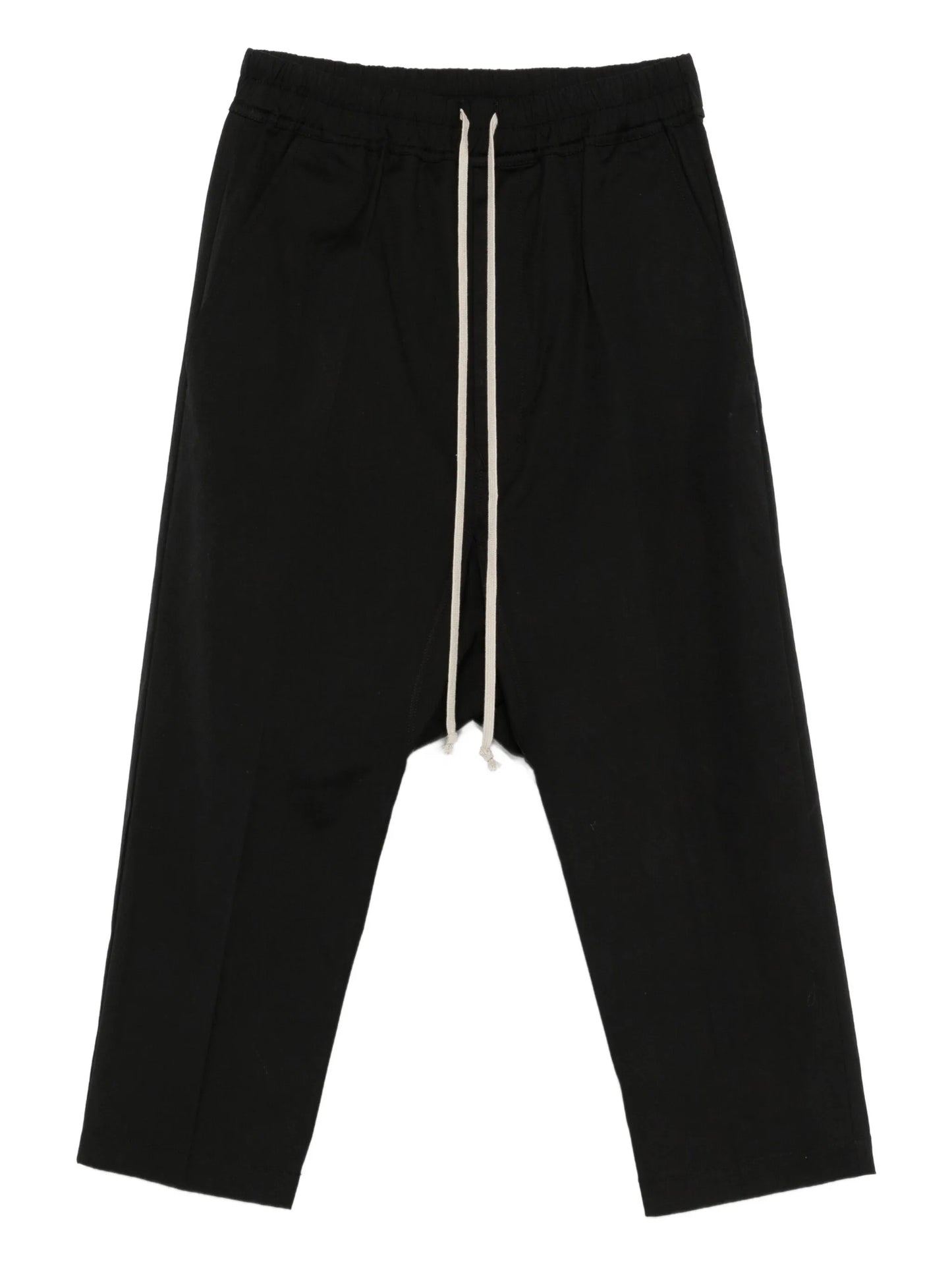 drawstring cropped trousers
