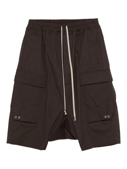 drawstring cargo shorts