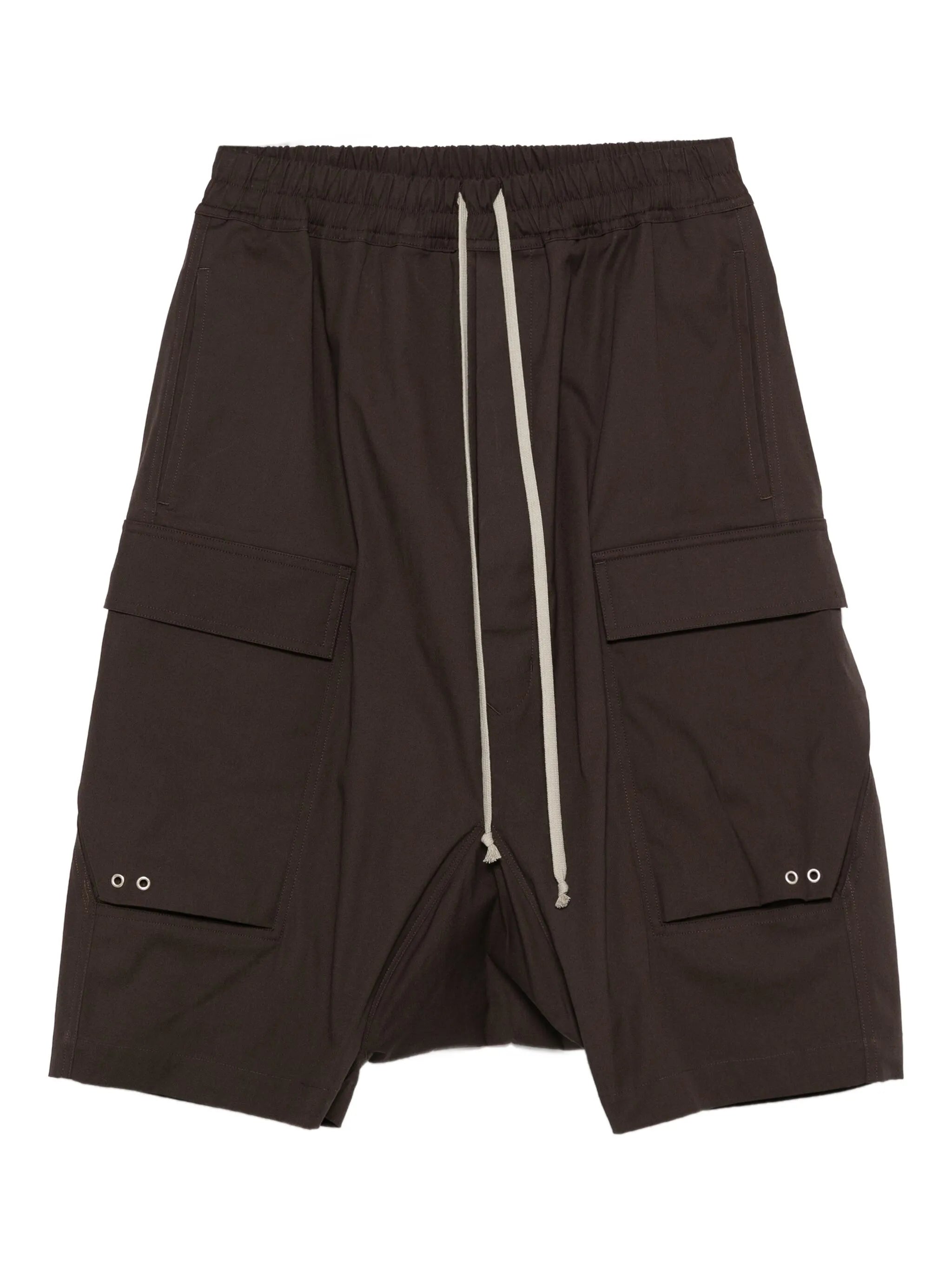 drawstring cargo shorts