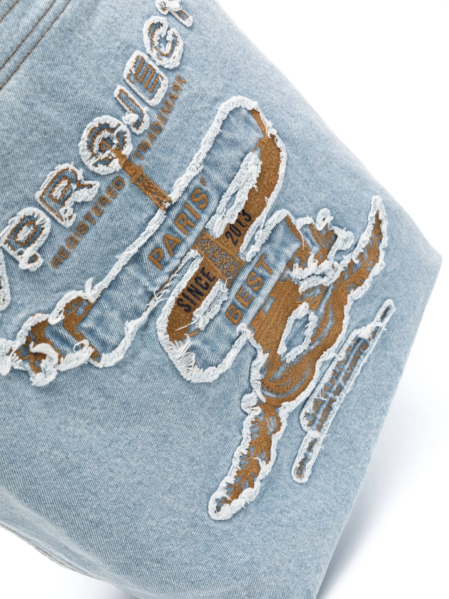 Paris' Best denim tote bag