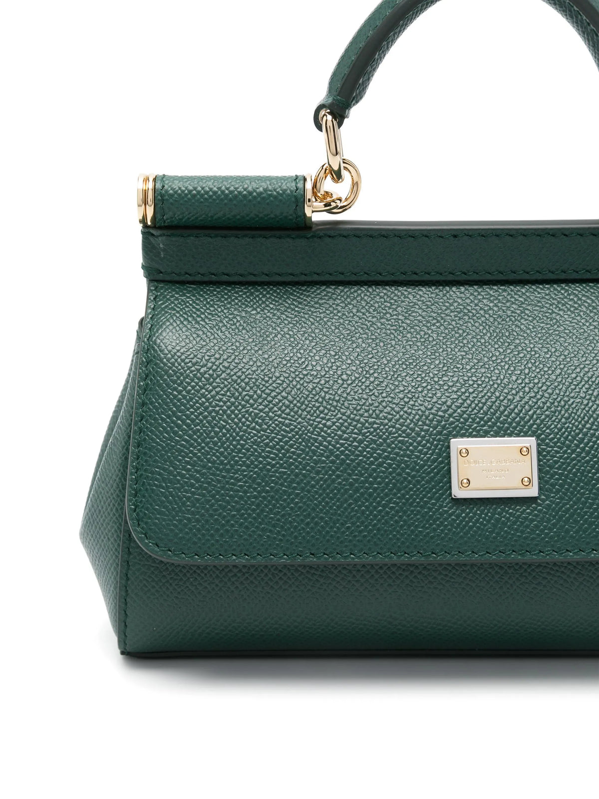 mini Sicily handbag in calfskin