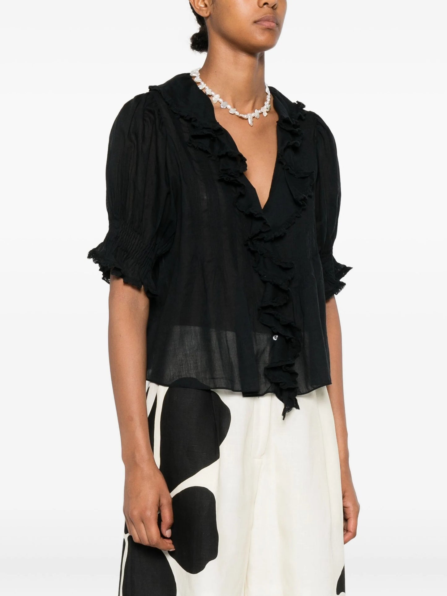 Henri ruffled blouse
