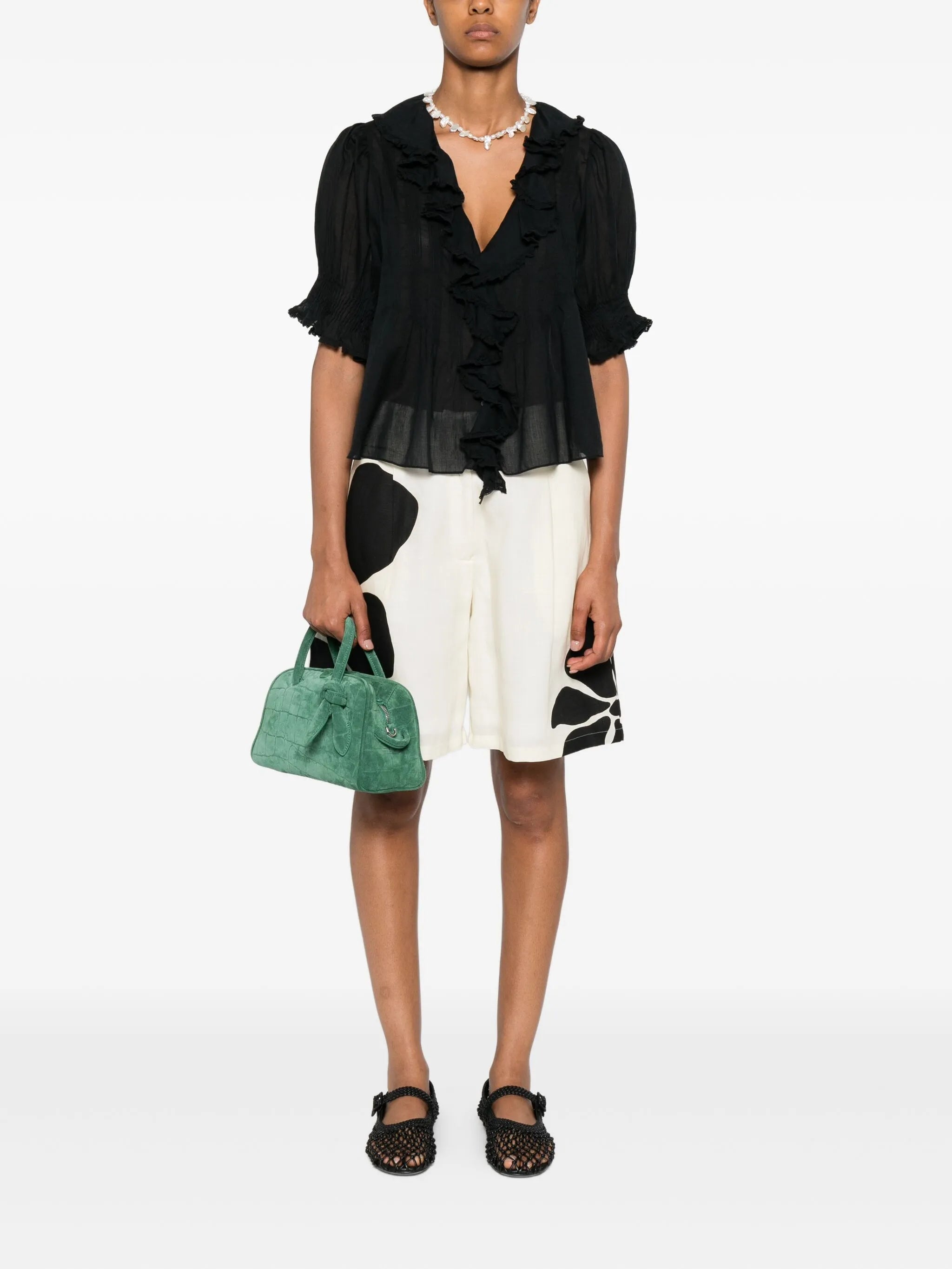 Henri ruffled blouse