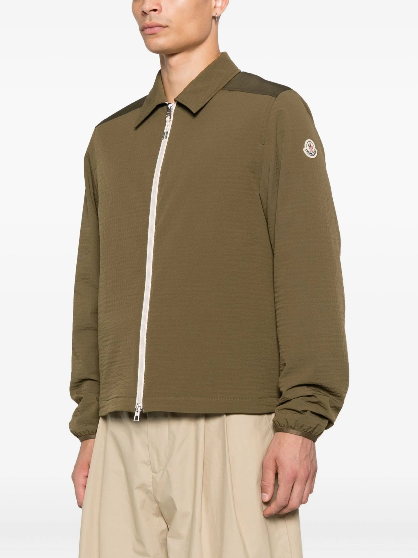 zip-up shirt