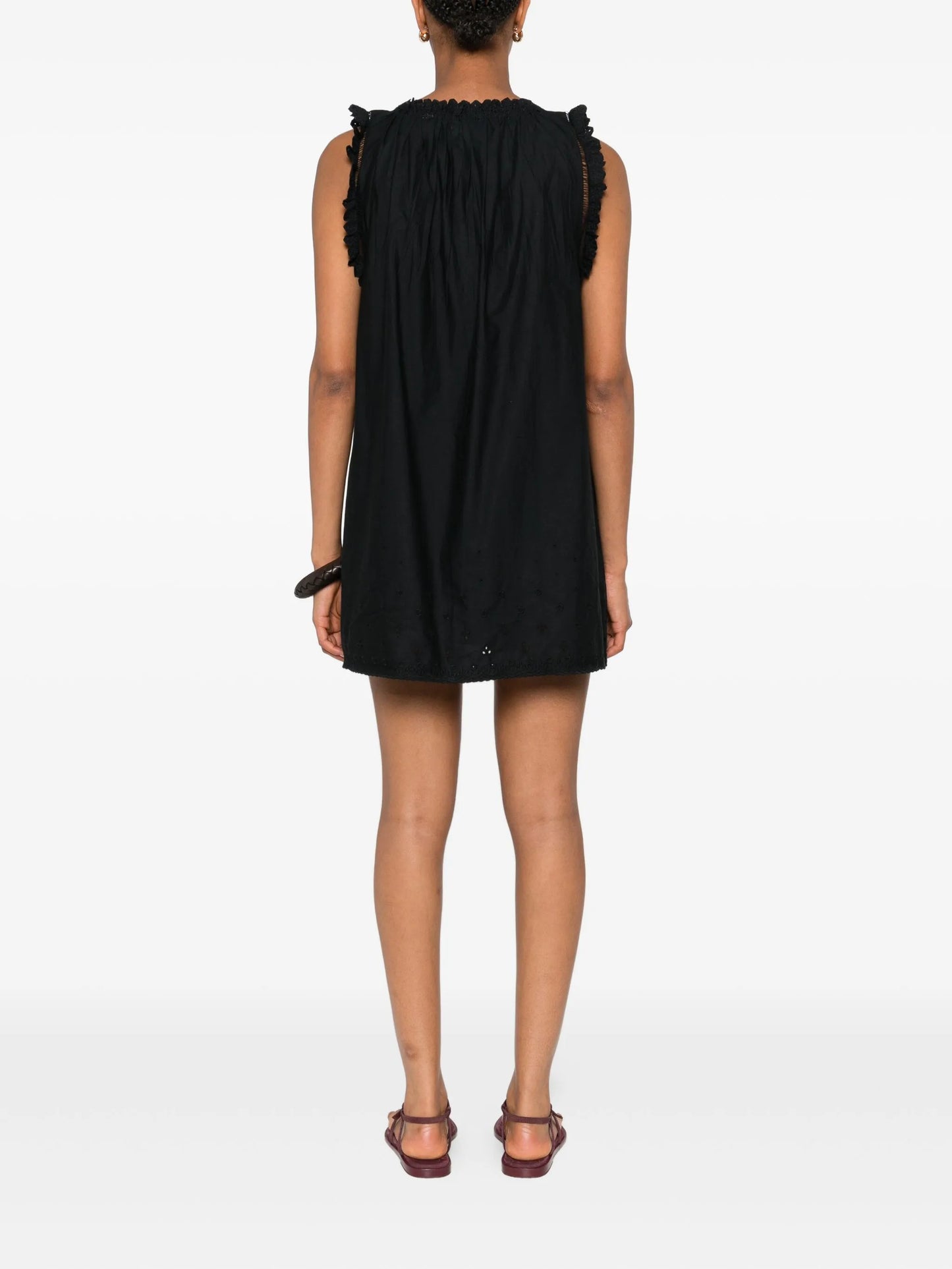 Nessie broderie-anglaise mini dress