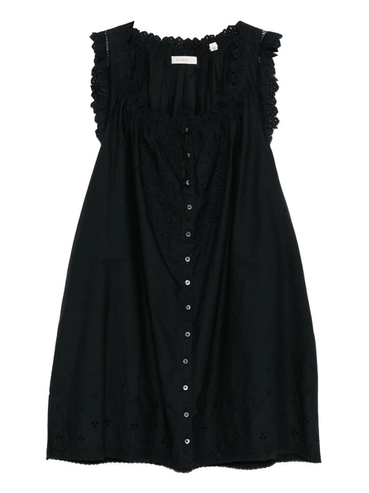 Nessie broderie-anglaise mini dress