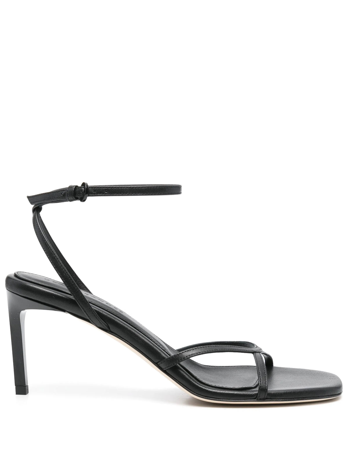 Criss leather heeled sandals