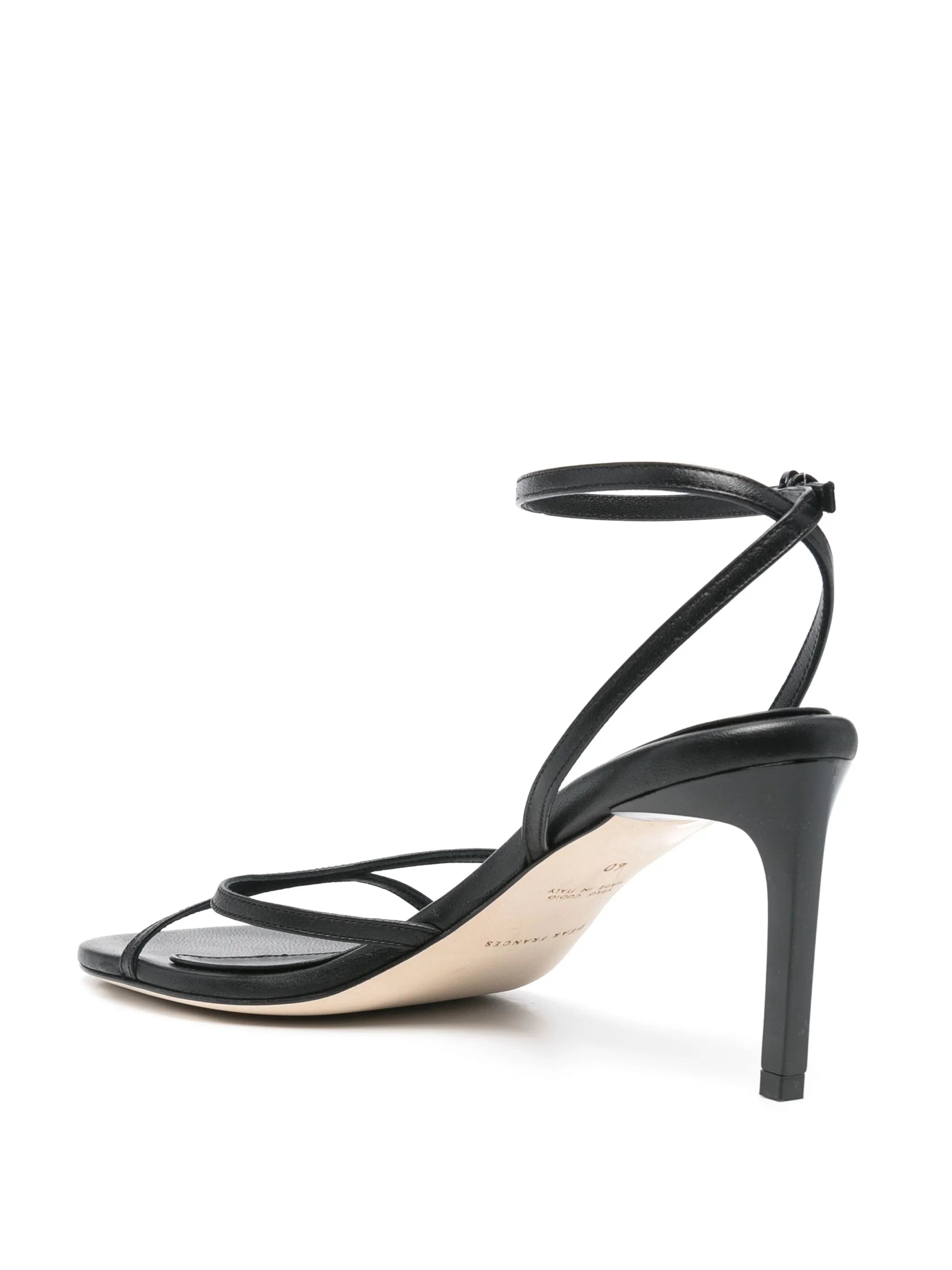 Criss leather heeled sandals