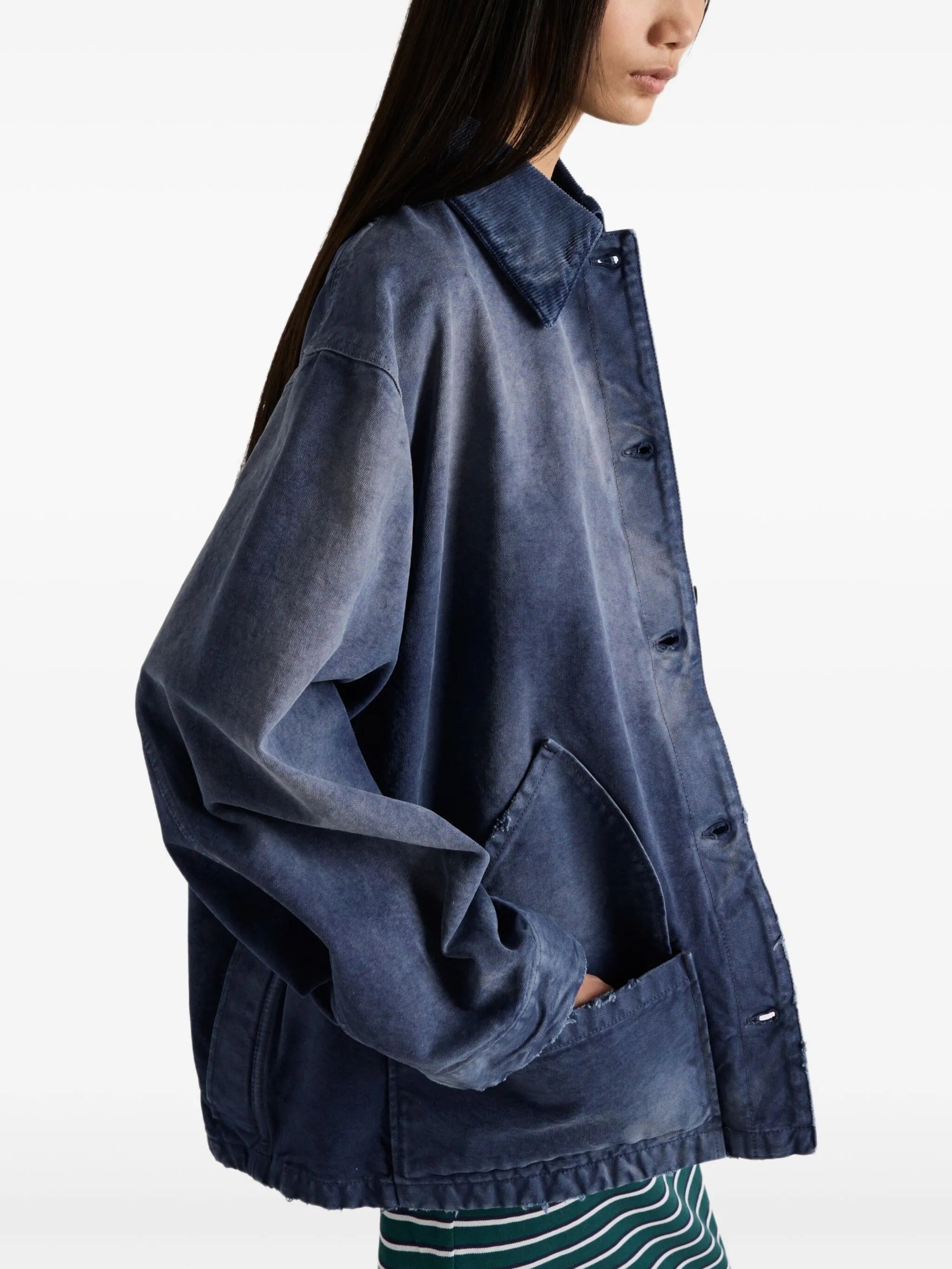 washed canvas jacket