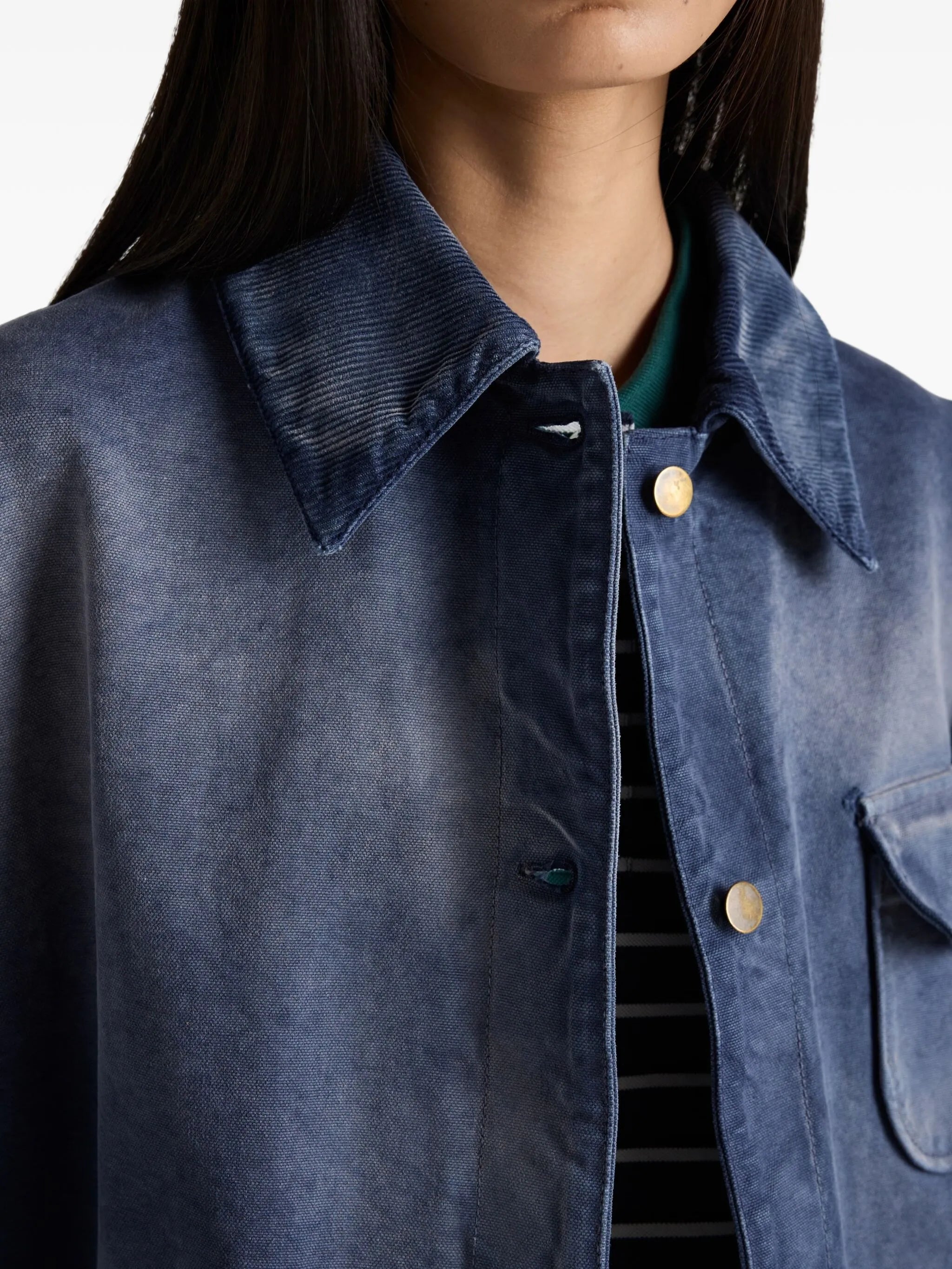 washed canvas jacket