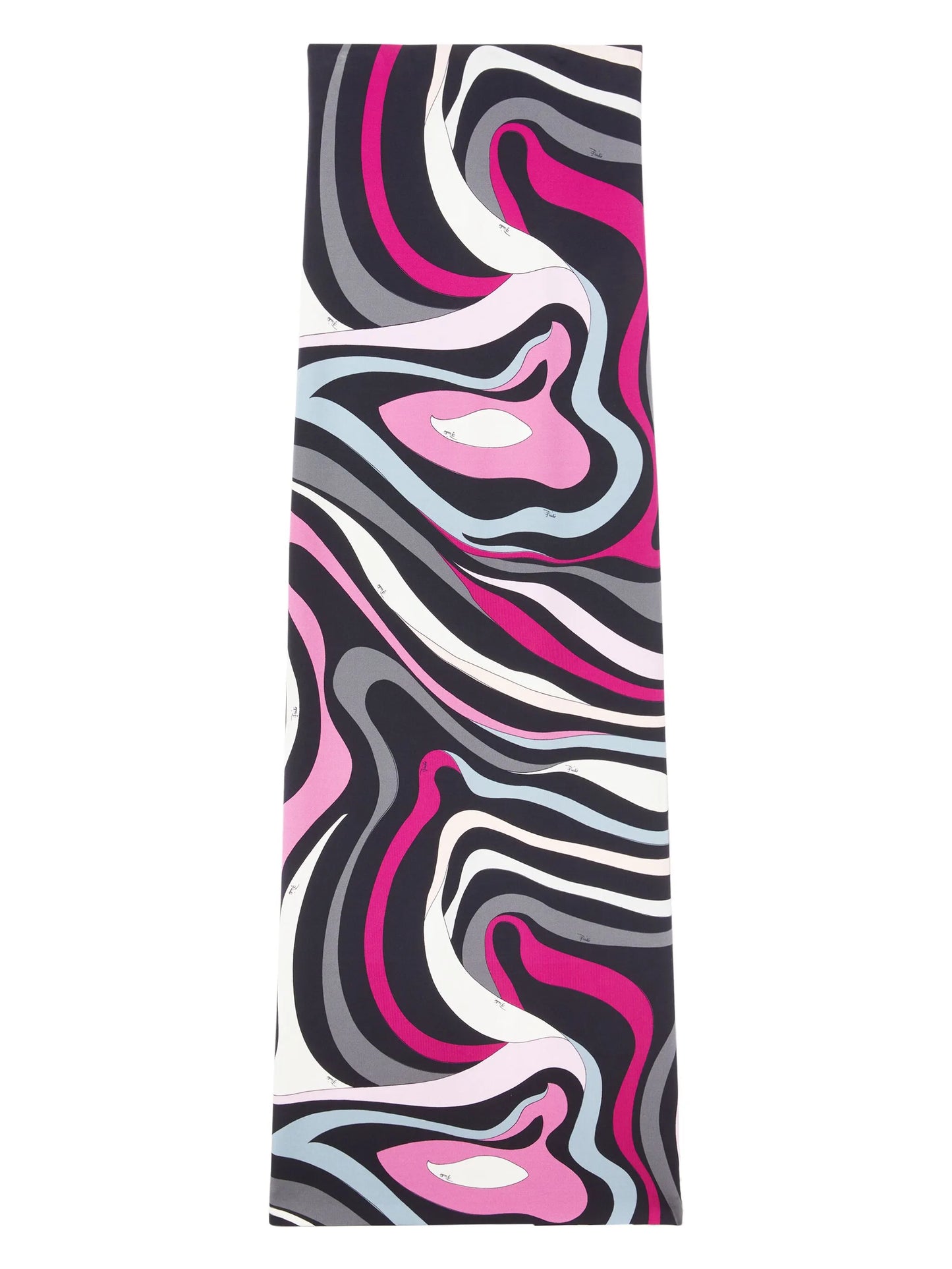 Marmo-print maxi skirt