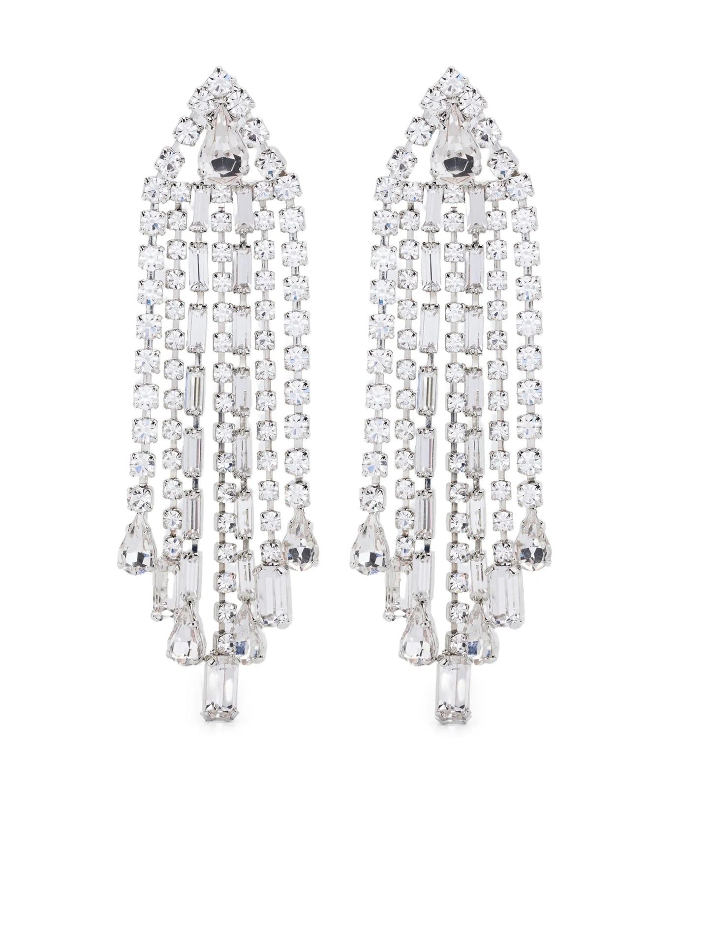 crystal-embellished earrings