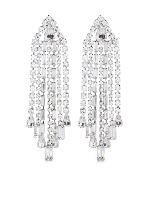crystal-embellished earrings