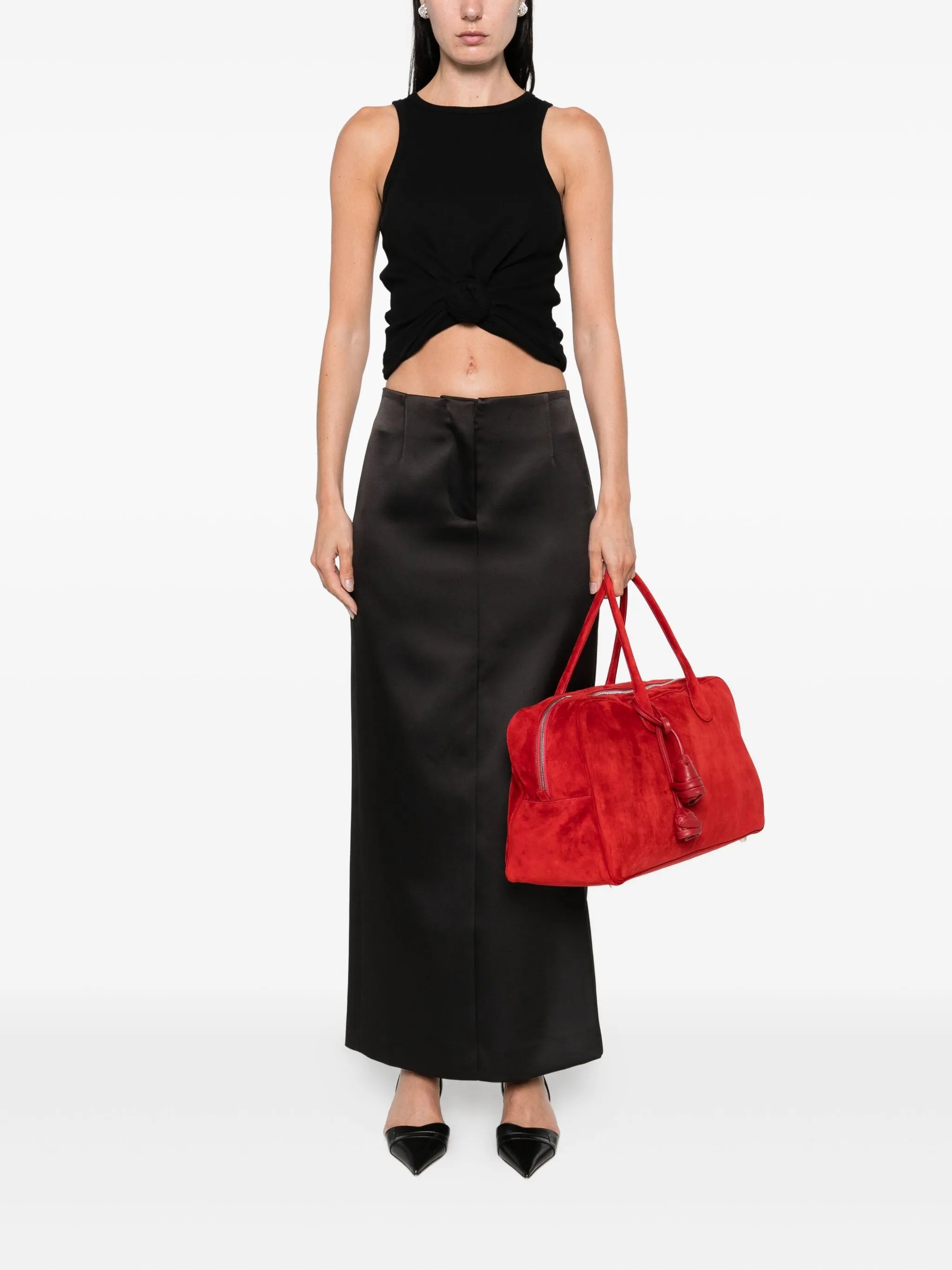 knot-detail tank top