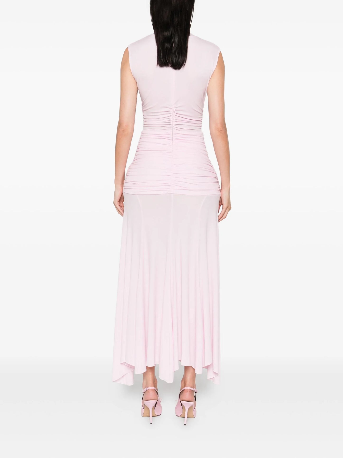 silk midi dress