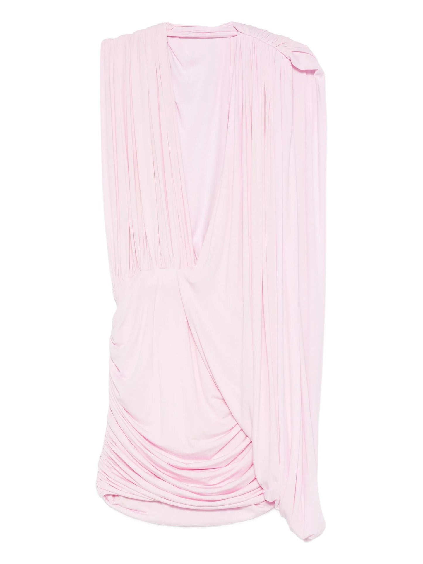 ruched-detail mini dress