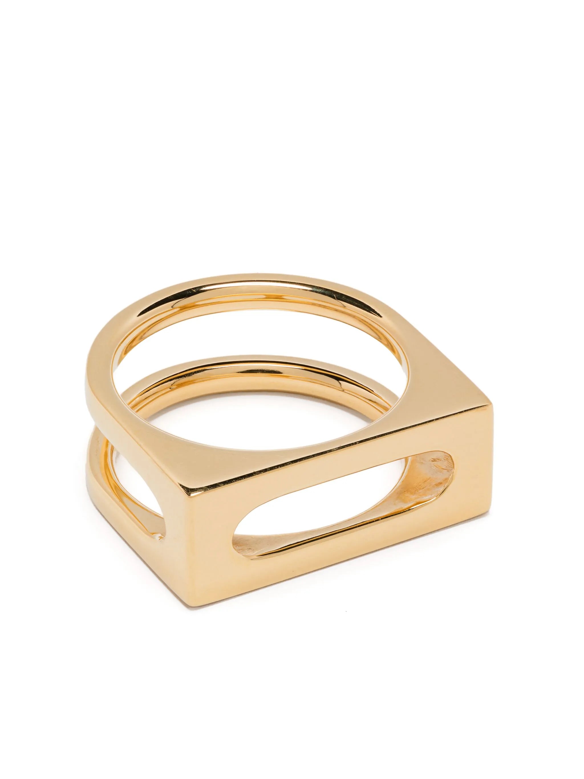 9kt Yellow Gold Cage ring