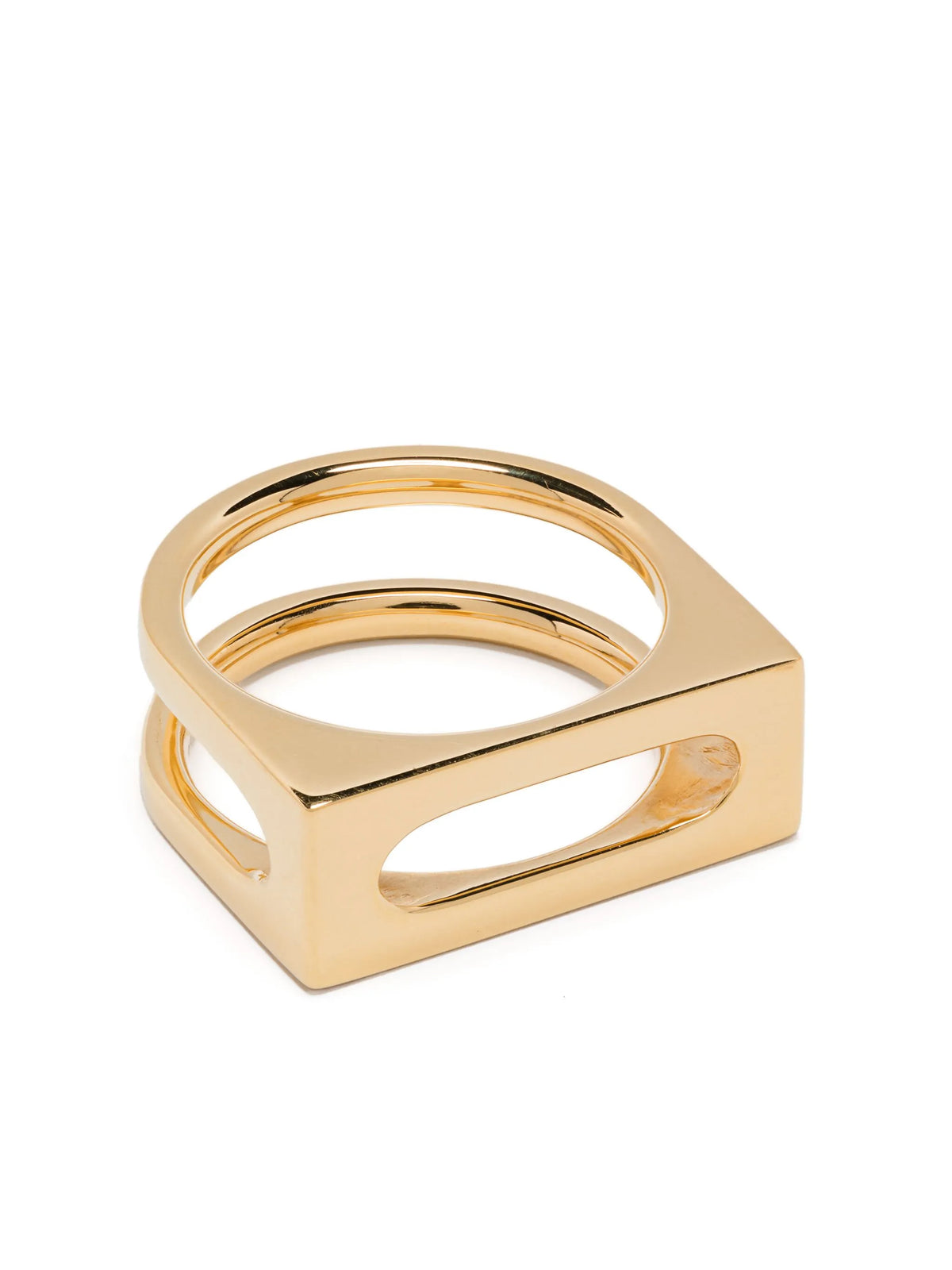 9kt Yellow Gold Cage ring