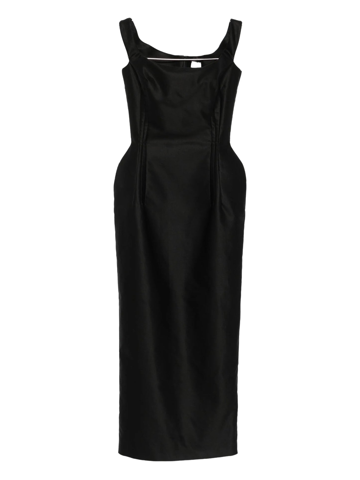 silk midi dress
