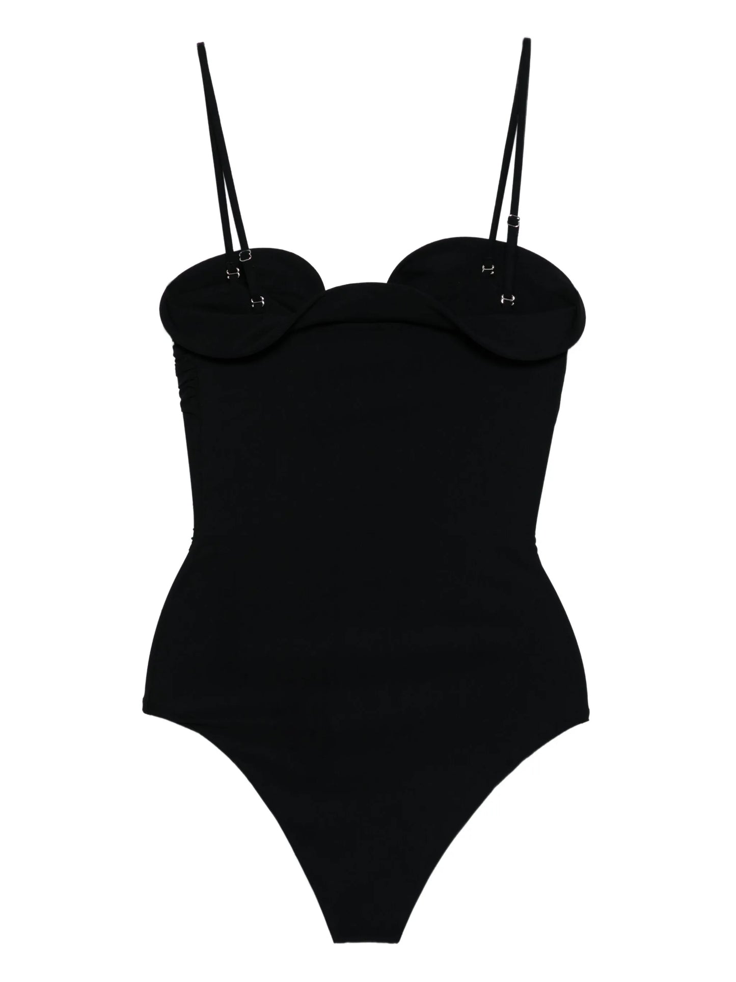 rose-embellished swimsuit